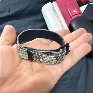 Upcycle Gucci bracelet made with real Gucci bag